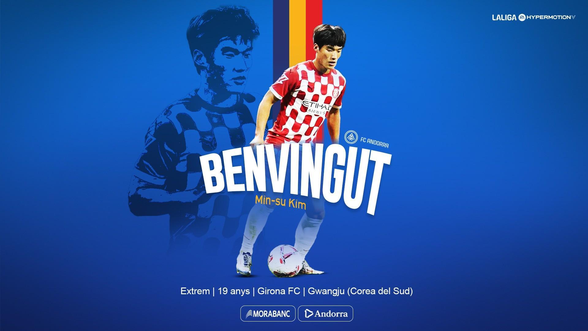 Kaiyun Sports-官方：赫罗纳的韩国前锋金旻洙租借加盟西乙FC安道尔